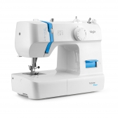 Máquina de Costura Reta Futura Plus Jx-2052 Portátil 127v - Branco e Azul