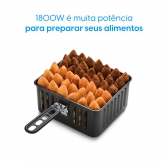 Fritadeira Elétrica Sem Óleo Elgin 12 Litros 4 Em 1 Forno 127v - Preto