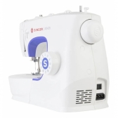 Máquina De Costura Reta Singer M3405 Portátil Branca 127v - Branco/Violeta
