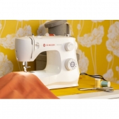Máquina De Costura Reta Singer M2405 Portátil Branca 220v - Branco