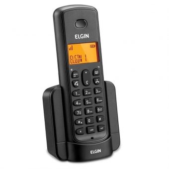 Telefone sem fio + 2 Ramais TSF-8003 Elgin com ID de Chamadas  Telefone + 2 ramais