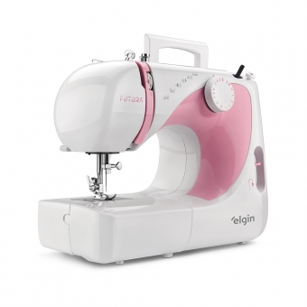 Máquina De Costura Reta Elgin Futura Jx-2040 Portátil 220v