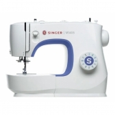 Máquina De Costura Reta Singer M3405 Portátil Branca 127v - Branco/Violeta