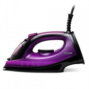 Ferro De Passar Á Vapor 5 Temperaturas Iron Light 220v Elgin Base de Cerâmica