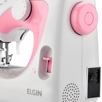 Máquina De Costura Reta Elgin Futura Jx-2040 Portátil 220v