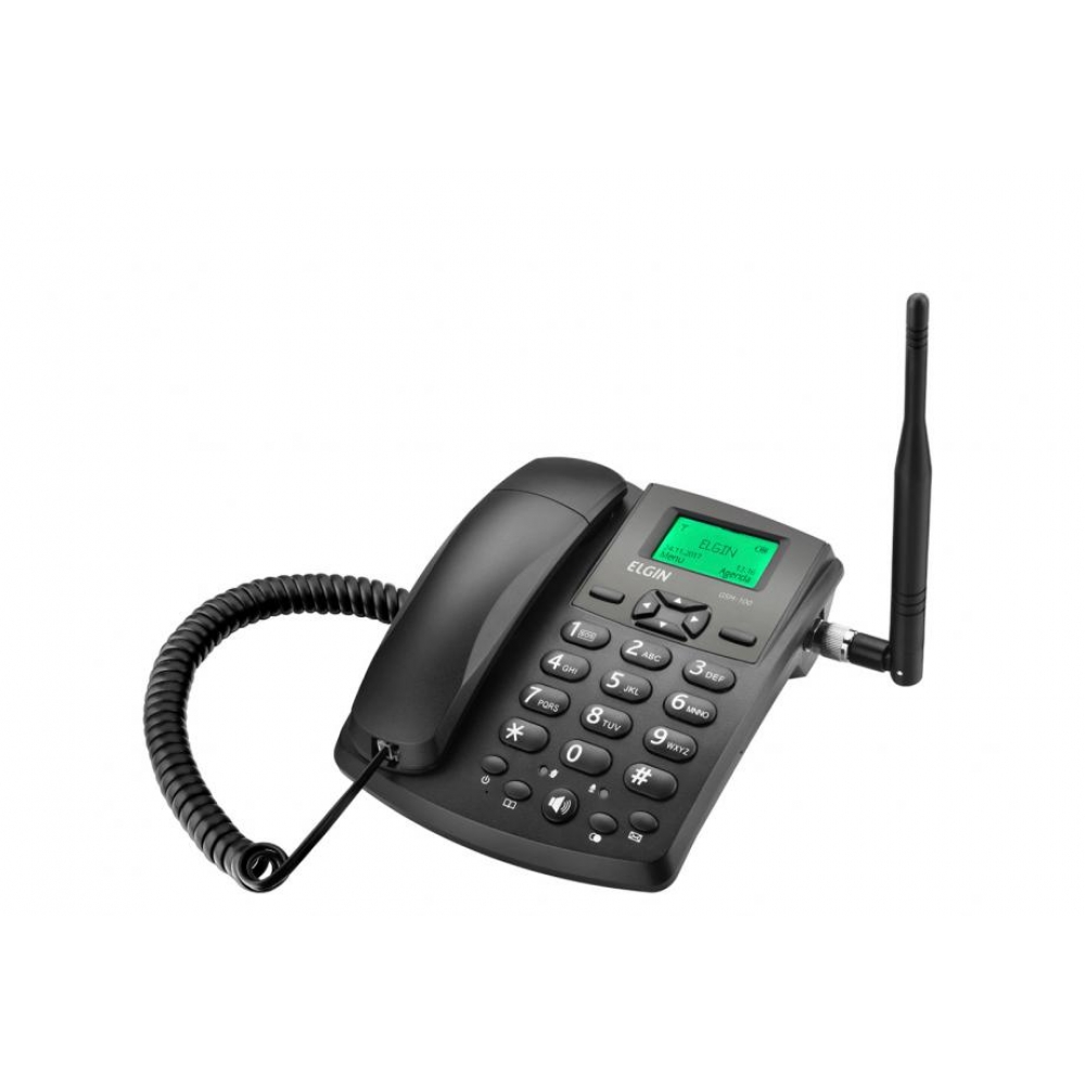 Telefone Celular De Mesa Elgin Desbloqueado Todas Operadoras Rural - Preto