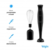 Mixer Elgin Turbo Chef 3em1 Processador E Batedor 127v 200w - Preto