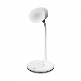 Luminária De Mesa 3 Em 1 Lumi Play Elgin Com Carregador De Celular Por Indução e Caixa De Som Bluetooth