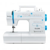 Maquina De Costura Elgin Genius Plus+ Jx4035 110V Eletrônica 31 Pontos - Branco