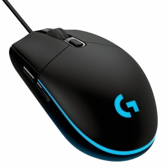 Mouse Gamer Logitech G203 Lightsync Rgb Até 8.000 Dpi Preto