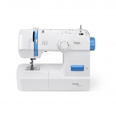 Máquina de Costura Reta Futura Plus Jx-2052 Portátil 127v - Branco e Azul