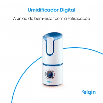 Umidificador De Ar Ultrassônico - Elgin 2,5l Digital Bivolt