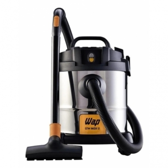 Aspirador De Pó Wap Gtw Inox 12 12l Aço Inoxidável E Preto 127v