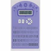 Máquina De Costura Reta Singer Starlet 6680 Portátil 74 Pontos 220v - Branco/Roxo