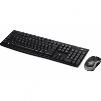 Kit Teclado E Mouse Sem Fio Abnt-2 2.4ghz Logitech Mk270