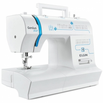 Maquina De Costura Elgin Genius Plus+ Jx4035 220V Eletrônica 31 Pontos