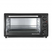 Forno Elétrico 46 Litros 127v-1500w 3 Funções Com Timer Desligamento automático  Multilaser - Preto