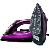 Ferro De Passar Á Vapor 5 Temperaturas Iron Light 127v Elgin Base de Cerâmica - Roxo