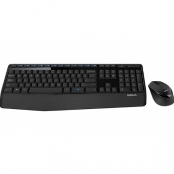 Kit Teclado E Mouse Sem Fio Confort Abnt2 Logitech Mk345
