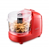 Mini Processador Turbo Inox Press 150w 5 Em 1 Elgin 110v - Vermelho